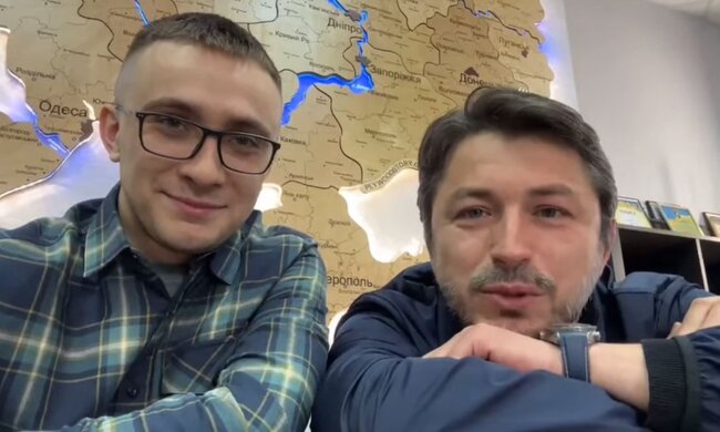 Сергій Притула та Сергій Стерненко. Фото: скріншот YouTube-відео