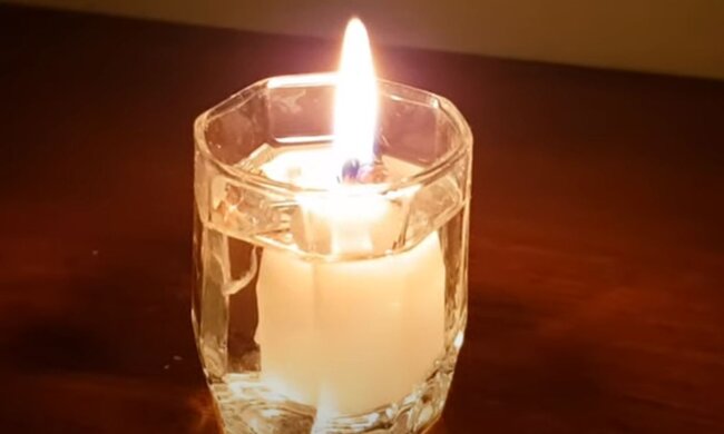 Свеча. Фото: скриншот YouTube-видео