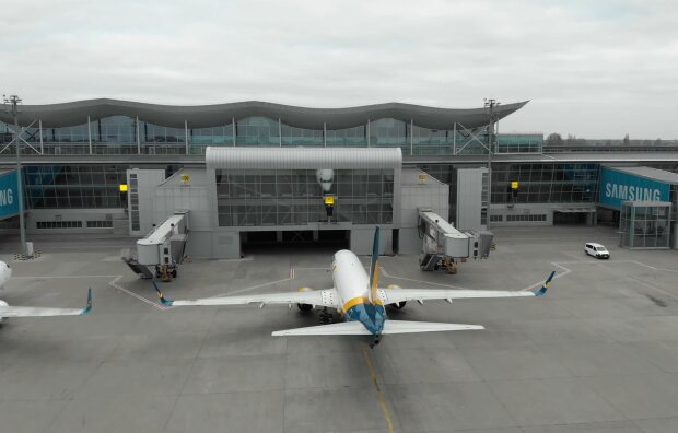 Аеропорт Бориспіль. Фото: скріншот YouTube-відео