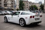 Chevrolet Corvette C6 білий спорткар Київ