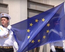 Прапор ЄС. Фото: YouTube, скрін