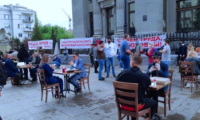 Акция протеста у ОП. Фото: Sweden news platform