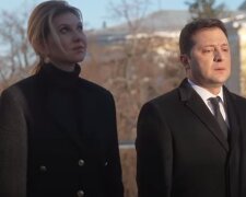 Владимир и Елена Зеленские. Фото: скриншот YouTube-видео