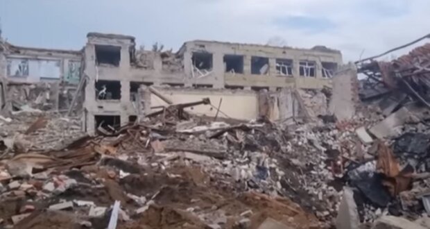 Разрушения в Авдеевке. Фото: скриншот YouTube-видео
