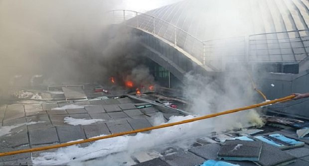 Пожар в аэропорту Аликанте. Фото из открытых источников