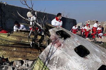 Последствия крушения самолета “МАУ", скриншот РИА Новости