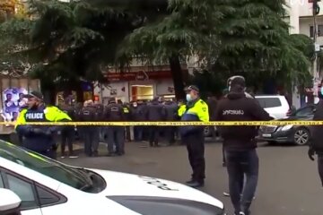 Теракт в Тбилиси. Фото: скрин с видео в Twitter