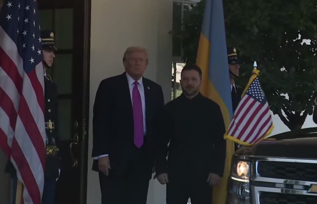 Президент Зеленський та Трамп. Фото: скріншот Telegram