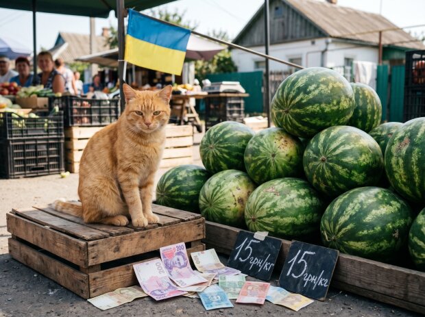 кіт кавун ферма Таїланд охоронець