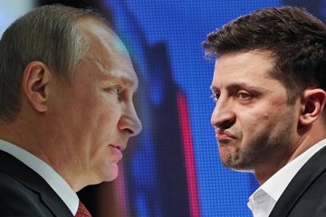 Владимир Путин и Владимир Зеленский, фото - Фокус.ЮА