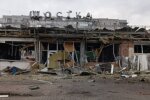 Зруйнована будівля вокзалу Шостка після нічної атаки російських дронів-шахедів