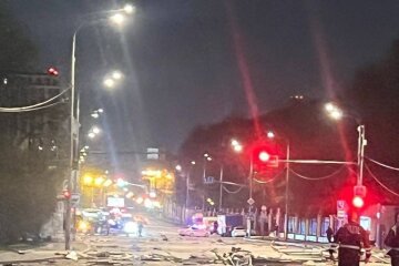 Нічна атака на москву, вибухи пролунали біля кремля. Фото: ТГ