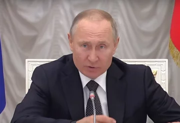Владимир Путин, скриншот YouTube