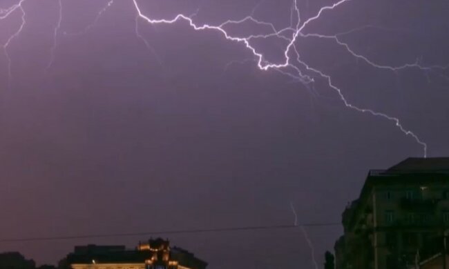 Штормовое предупреждение в Украине. Фото: ТСН, скрин