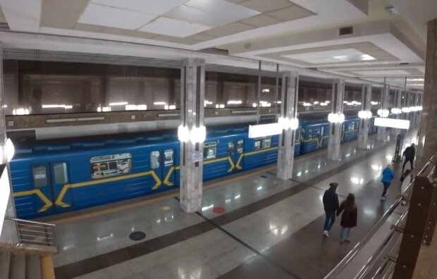 Киев. Киевский метрополитен.Фото: скриншот Youtube