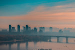 В небе над Киевом увидели необычную двойную радугу. Фото