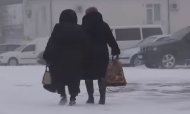 Погода в Украине зимой. Фото: скриншот YouTube-видео
