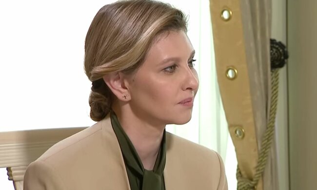 Елена Зеленская. Фото: скриншот Telegram-видео