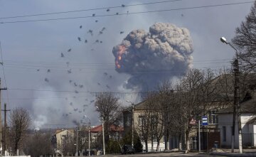 Взрывы на военных складах в Балаклее