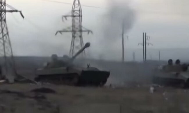 Стрельба на Донбассе. Фото: скрин youtube