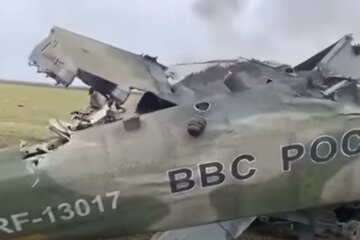 Подбитый самолет рф. Фото: скриншот YouTube-видео