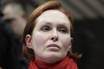 Подозреваемая в причастности к убийству журналиста Павла Шеремета Юлия Кузьменко, фото Радіо Свобода