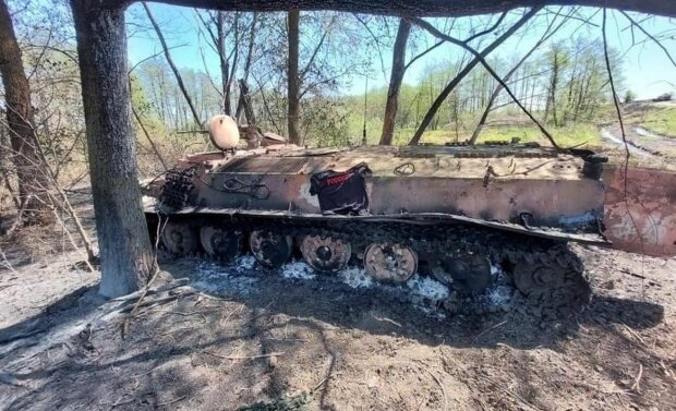 Розбита техніка рф. Фото: Міноборони України