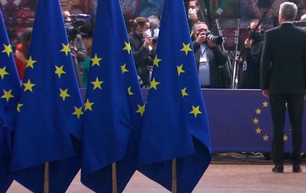 Флаг ЕС. Фото: YouTube, скрин