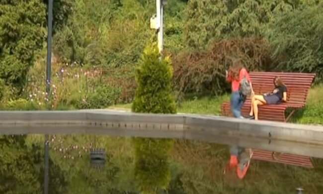 Теплая погода. Фото: YouTube, скрин