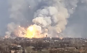 Взрыв. Фото: скриншот YouTube-видео