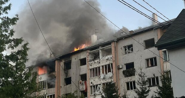 Пожежа у Львові у житловому будинку. Фото: Telegram