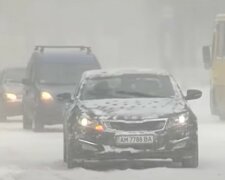 Первый снег в Украине. Фото: скирншот Youtube