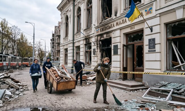 Київська мала опера пошкодження