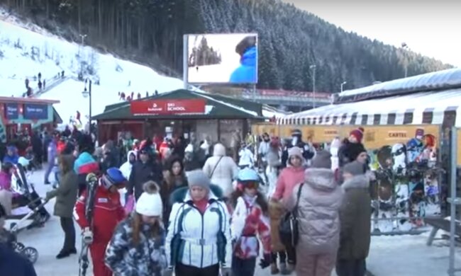 Буковель. Фото: скриншот YouTube