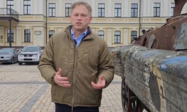 Міністр оборони Британії. Фото: скрін відео