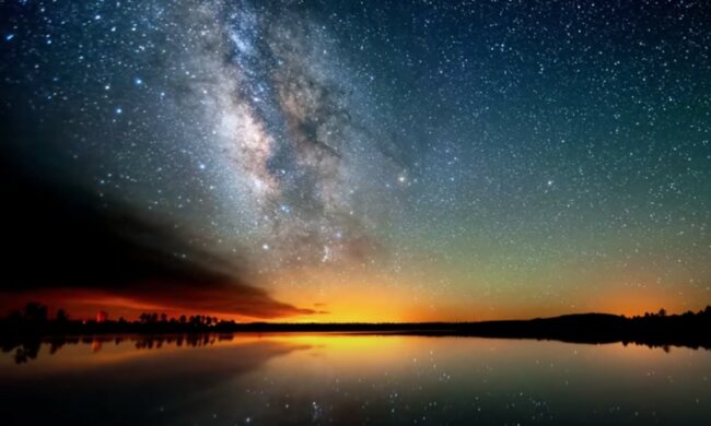 Зоряне небо. Фото: скріншот YouTube