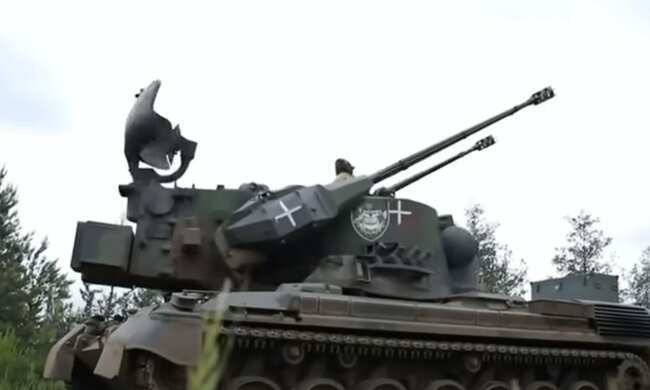 САУ Gepard. Фото: скріншот YouTube-відео