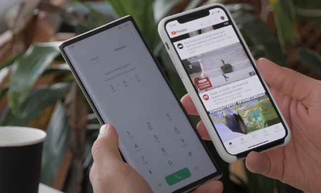 Мобильные телефоны. Фoто: скриншот YouTube