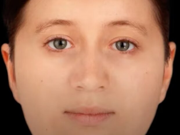 Облик девушки из VII века. Фото: скриншот YouTube