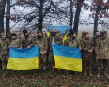 Звільнені українці. Фото: Telegram