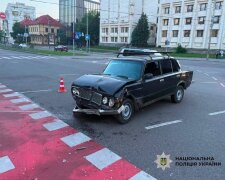 Полиция на месте смертельного ДТП в Печерском районе Киева