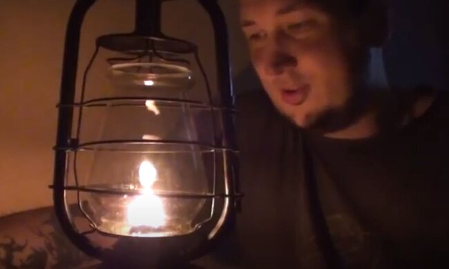 Гасова лампа. Фото: скріншот YouTube-відео