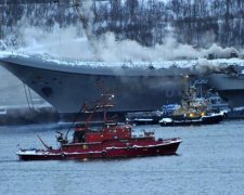 Пожар на "Адмирал Кузнецов". Фото: РБК