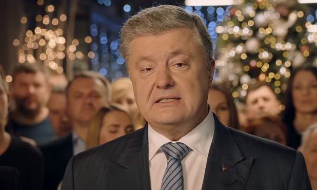Порошенко, Новый год. Фото: скрин 5 канал