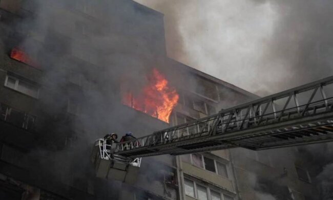 Пожар. Фото: ГСЧС