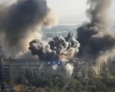 Ракетний удар по Миколаєву. Фото: Twitter