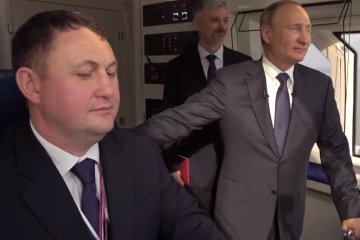 Путин, Крымский мост. Фото: скрин youtube