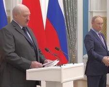 Олександр Лукашенко і Володимир Путін. Фото: скріншот YouTube-відео
