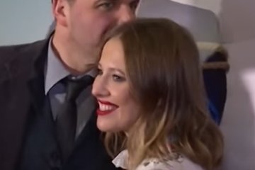 Максим Виторган и Ксения Собчак, скриншот YouTube