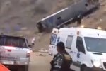 В Перу произошло ДТП с футбольными болельщиками, фото: Скриншот YouTube